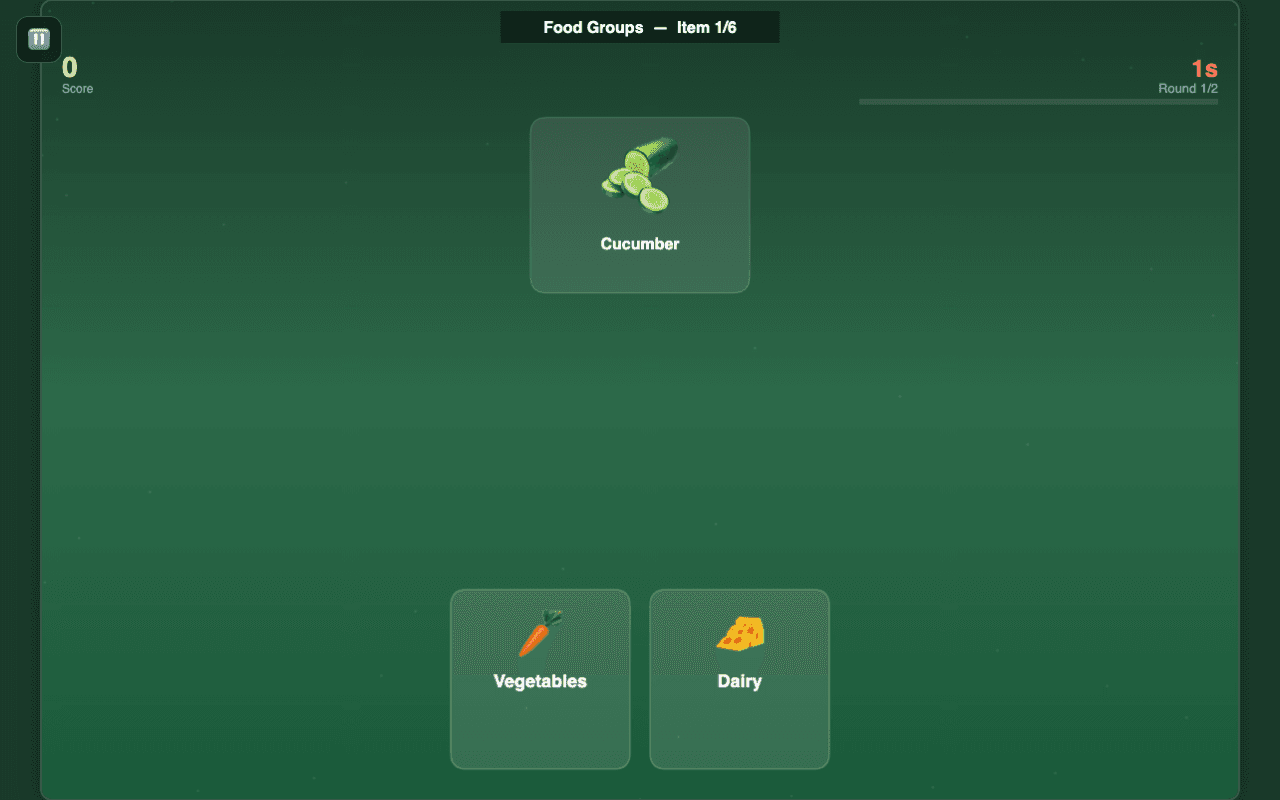 Quick Sort game screenshot